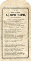De Goot Lager Bier.