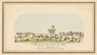 Camp of the 131st Regt. Pa. Vols. [graphic] : P.H. Allbach, Col. Lieut., Col. Wm. B. Shaut, Ad. Col.