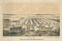 Camp of 104th Penna. Vol.'s Morris Island, S.C. [graphic] / Hoffman delt.