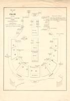 Plan of fair for the Soldiers & Sailors Home. Academy of Music, Philadelphia. October 23 to November 4, 1865. [graphic] / F. Bourquin, Chesnut St. 602.