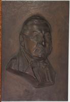 Bronze plaque of David Sower, Jr.