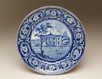 Library Company Blue Plate