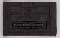 Engraving Block for James Cox Bookplate