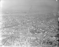 Aerial views of Gloucester City, New Jersey.