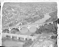 [Pennsylvania Railroad, Manayunk Bridge, Spanning Schuylkill River & Green Lane, Manayunk, Philadelphia.]