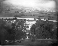 [Aerial view of Percival Roberts' estate, Narberth, Montgomery County, Pennsylvania.]