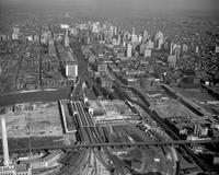 30th Street Station under construction, 2901-2951 Market Street, Philadelphia.