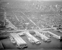 Delaware River waterfront at Washington Avenue, South Philadelphia, Philadelphia.