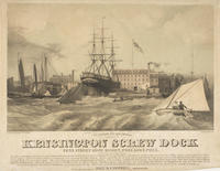 To captains and ship owners. Kensington Screw Dock, Penn Street above Maiden, Philadelphia.