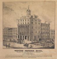Western Exchange Hotel, Market Street, west of Penn Square, Philadelphia.