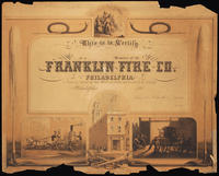 Franklin Fire Co. of the city of Philadelphia [membership certificate]
