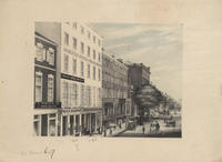 [Bird's eye view looking west on Chestnut from above Sixth Street, Philadelphia]