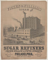 Ficken & Williams, steam sugar refiners, Crown, Willow and Fifth streets, Philadelphia.