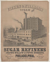 Ficken & Williams, steam sugar refiners, Crown, Willow and Fifth streets, Philadelphia.