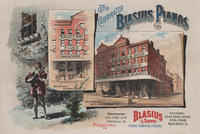 The celebrated Blasius Pianos. Blasius & Sons piano manufacturers.