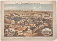 Powers-Weightman-Rosengarten Co. Works, East Schuylkill Falls. Powers & Weightman, Manufacturing Chemists, Philadelphia. Established 1818