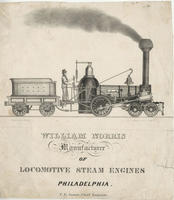 William Norris manufacturer of locomotive steam engines Philadelphia. 