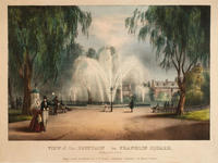 View of the Fountain in Franklin Square, Philadelphia.