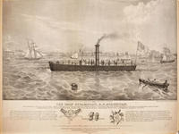 The iron steamboat, R. F. Stockton. 