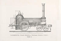 Locomotive steam engine of William Norris, Phila. Class B.
