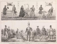 Philadelphia fashions, spring & summer 1843, by S. A. & A. F. Ward, no. 62 Walnut St.