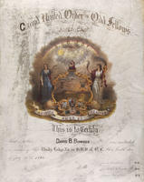 Grand United Order Odd Fellows America [membership certificate]