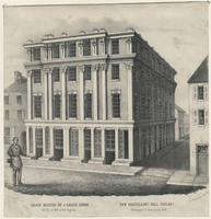 New Oddfellows Hall Philada. Dedicated 17 September 1846. Grand master of a grand lodge. Of I. O. of O. F. in full regalia.
