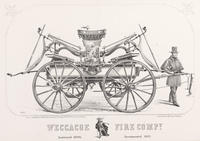 Weccacoe Fire Compy. Instituted 1800, incorporated 1833.