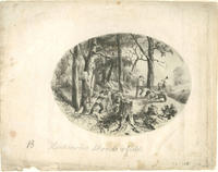 [Scene in the woods at Landsdowne, the estate of the late Wm. Bingham Esqr. Pennsylvania]
