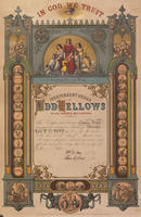 Independent Order of Odd Fellows [membership certificate] 