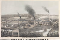 West view of Schuylkill Falls Laboratory. Powers & Weightman, manufacturing chemists, Philadelphia. 