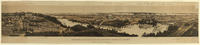 Panorama of Philadelphia and Centennial Exhibition grounds. 