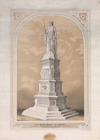 The monument to liberty to be erected in Independence Square, Philadelphia, designed by William W. Story.
