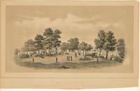 Camp Woodward, near Centennial grounds, July, 1876. 23d Regiment N.G. S. N. Y. Col. Rodney C. Ward.