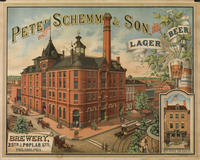 Peter Schemm & Son. Brewery, 25th & Poplar sts. Philadelphia. 