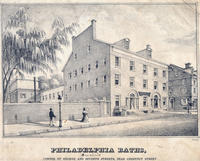 Philadelphia baths, corner of George and Seventh Sts., near Chestnut Street.