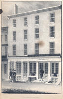 [F. Leaming & Co. hardware, nail, steel, hollow-ware & looking glass store. No. 215 Market Street]