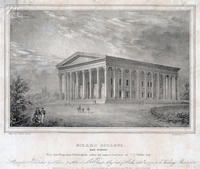 Girard college. Main building. Now erecting near Philadelphia under the superintendence of T.U. Walter Esq.