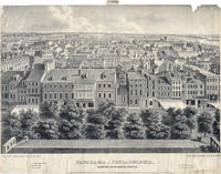 Panorama of Philadelphia from the State House Steeple. North.