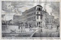 P. S. Duval's lithographic establishment & office of the U. S. Mility. Magazine by Huddy & Duval, No. 7, Bank Alley, Philadelphia.