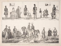 Philadelphia fashions, spring & summer 1844, by S.A. & A.F. Ward, No. 62 Walnut St.