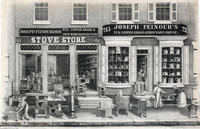 [Joseph Feinour & Son stove store and Joseph Feinour's tin, copper brass & iron ware house 213-215 South Front Street, Philadelphia]