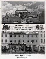 George W. Watson coach & harness maker. Philadelphia.