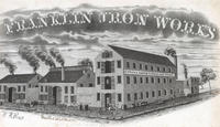 Franklin Iron Works. Sutton & Smith's iron foundry, Franklin Street between Second and Front Streets, Philadelphia