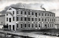 [Donnelly's steam patent match manufactory, Linden Street near the Stone Bridge, Philadelphia]