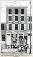 B. Lieber, importer of brandies, wines, gins, brown-stout, scotch ale, absinthe, segars, &c. and manufacturer of punch essence, cordials, lemon syrup, raspberry, lavender, rose, blackberry and wild-cherry. Brandies, bitters &c. No. 121 North Fourth Street