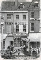 Penn Hotel & Denny's harness shop.