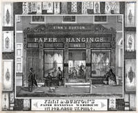 Finn & Burton's paper hangings warehouse No 142, Arch St. Phila.