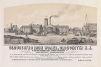 Gloucester Iron Works, Gloucester, N.J. on the river Delaware nearly opposite Philadelphia, Pa. David Matthew, superintendent.