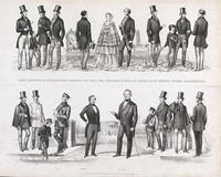 Paris, New York & Philadelphia fashions for fall 1852, published and sold by F. Mahan, no. 211 Chesnut Street, Philadelphia.